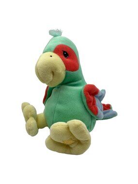 Precious Moments Tender Tails Limited Edition Bird Green Parrot Plush Stuffed An